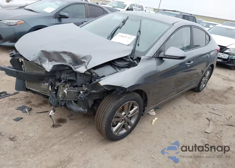 2018 Hyundai Elantra Sel from USA, damaged, VIN 5NPD84LF4JH289969